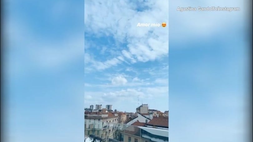 Lautaro Martinez, grigliata e ginnastica sul terrazzo