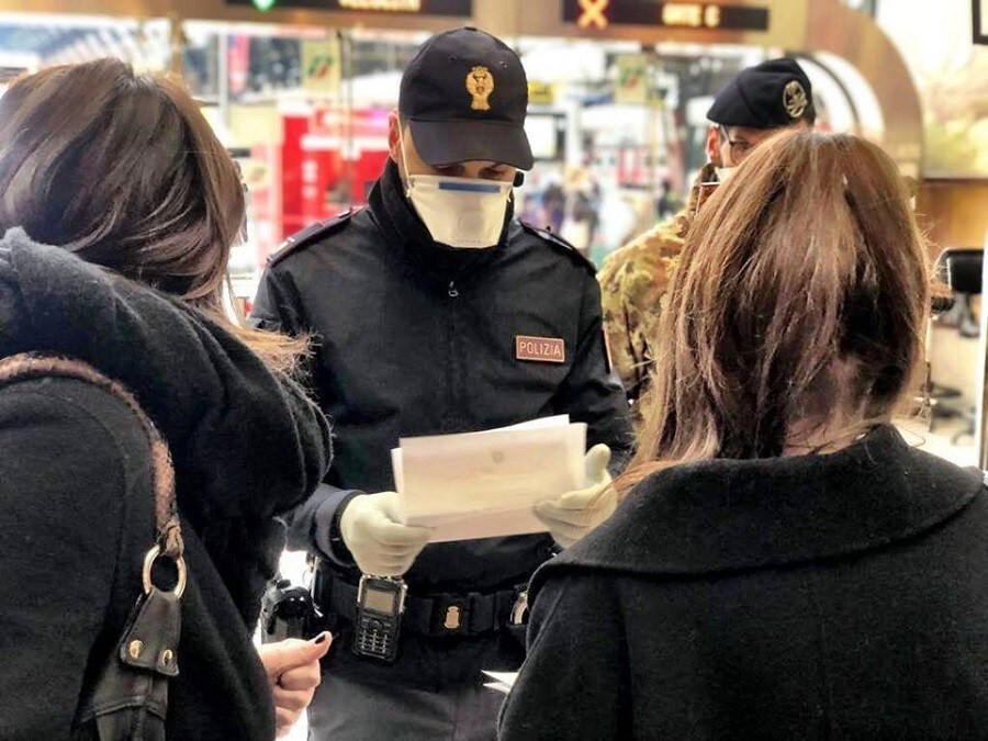 Coronavirus, già 20mila denunciati per spostamenti immotivati