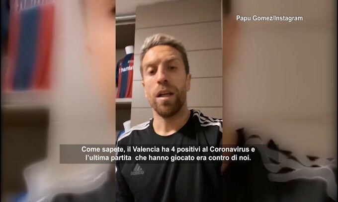 Atalanta in quarantena, lo annuncia Papu Gomez