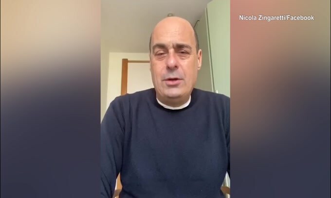 Coronavirus, Zingaretti: "Grazie a tutti, ora va meglio"