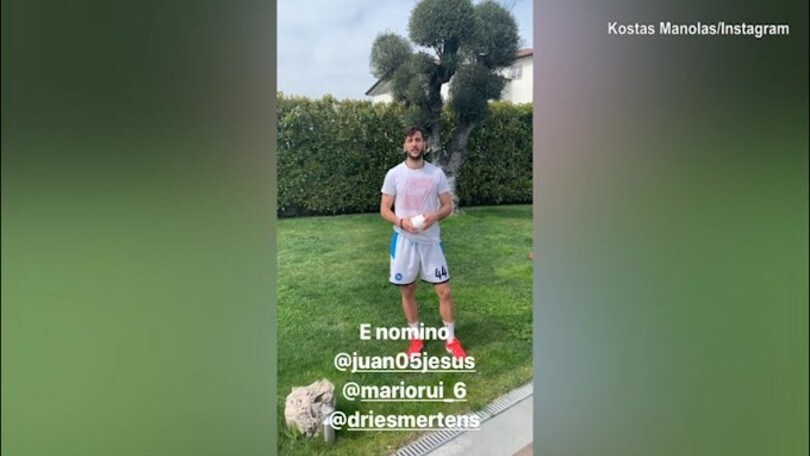 Sfida social per Manolas: nominati Mario Rui e Mertens
