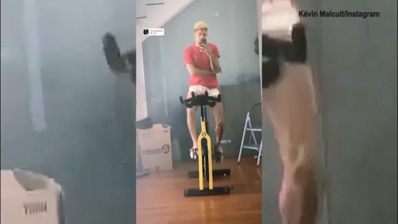 Napoli: Malcuit prosegue l'allenamento con la cyclette
