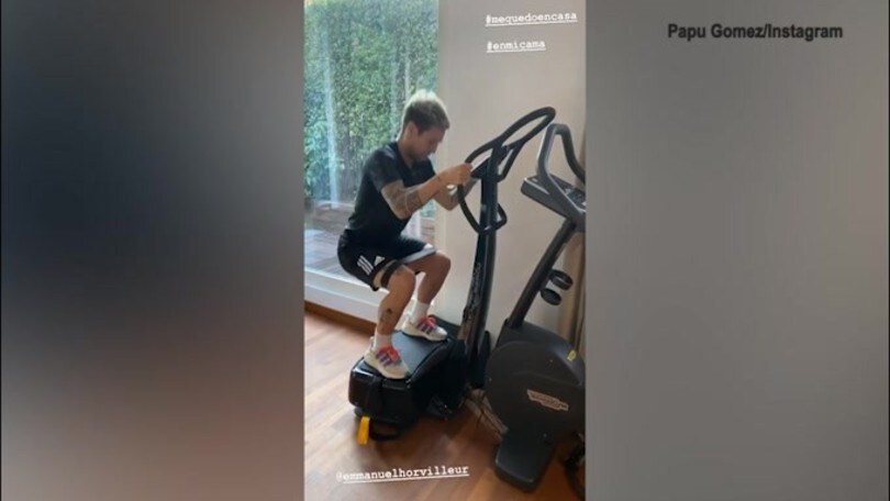 Atalanta, ecco Gomez: squat a casa