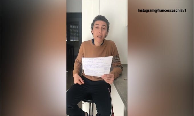 Schiavone, lettera emozionante: "Stiamo a casa e godiamoci la vita"