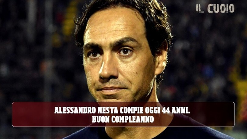 Auguri ad Alessandro Nesta: compie oggi 44 anni