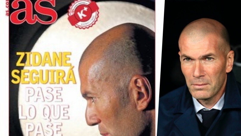 AS: "Zidane, niente Juve. Il Real Madrid lo blinda"