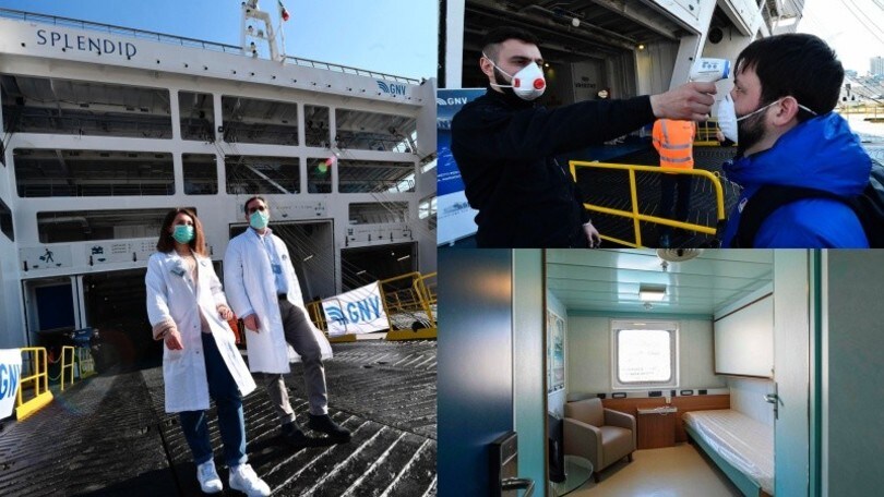 Coronavirus, Splendid è la nuova nave-ospedale per i pazienti positivi