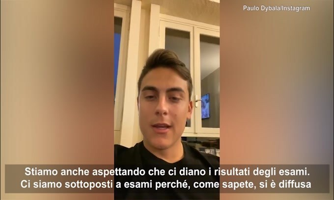 Dybala: "Aspetto l'esito del tampone. Non sono positivo"