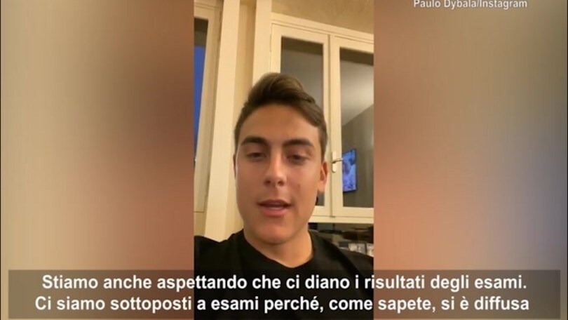 Dybala: "Aspetto l'esito del tampone. Non sono positivo"