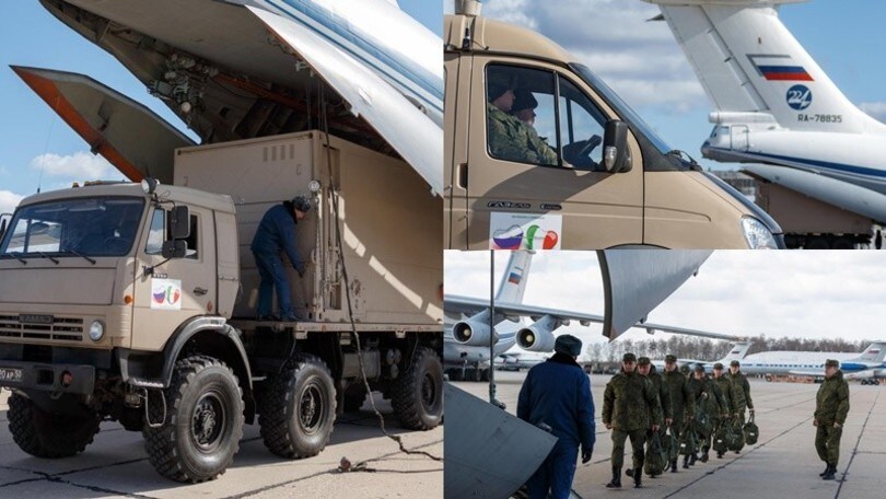 Coronavirus, in arrivo dalla Russia medici ed attrezzature