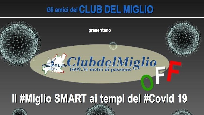Sabato 28 marzo c’è ‘Il #Miglio SMART ai tempi del #Covid 19”