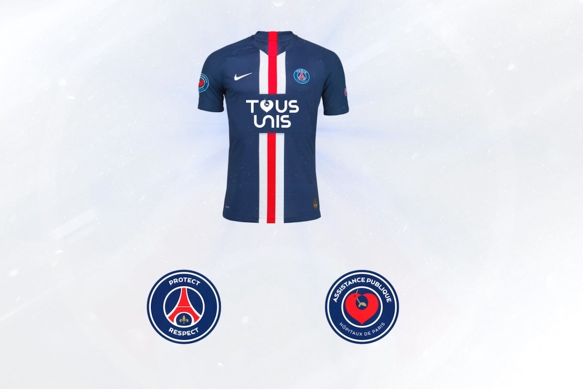 Coronavirus, il Psg vende una maglia speciale per sostenere gli ospedali
