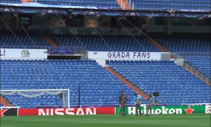 Madrid, Bernabeu a disposizione per l'emergenza Coronavirus