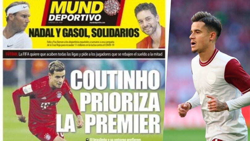 Mundo Deportivo: "Coutinho, né Inter né Psg, vuole la Premier"