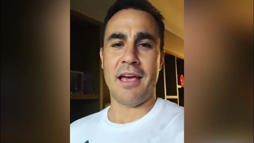 Fabio Cannavaro: "Ho finito la quarantena"