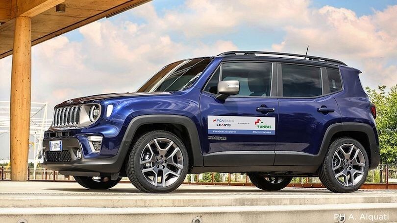 Coronavirus, Leasys offre 130 auto Jeep e FIAt per l'ANPAS