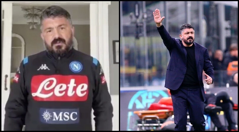 Napoli, Gattuso: "Restate a casa, serve lo sforzo di tutti"
