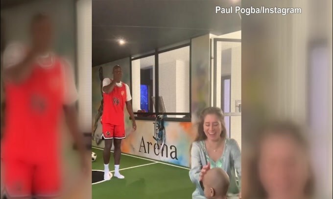 La moglie di Pogba non è perfetta nei palleggi