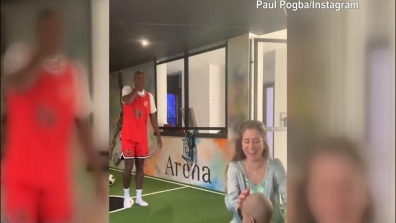 La moglie di Pogba non è perfetta nei palleggi