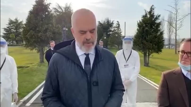 Commovente Edi Rama all'Italia: "Non siamo privi di memoria"
