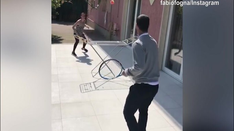 La rete è lo stendibiancheria, Pennetta e Fognini giocano così