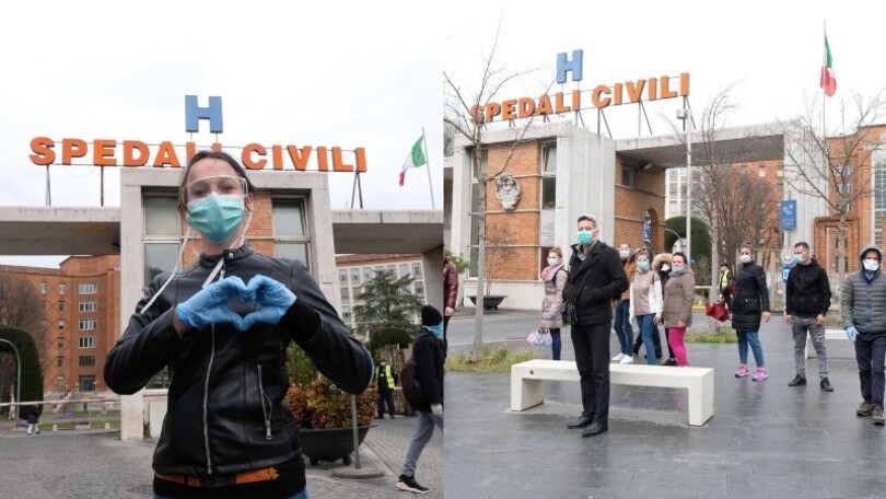 Coronavirus, medici albanesi al Spedali Civili di Brescia