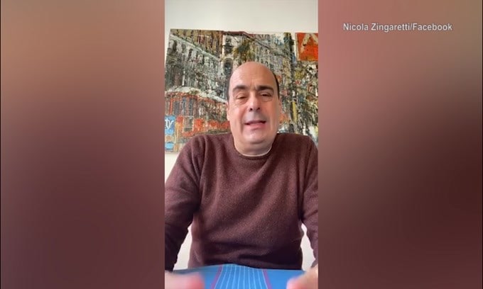 Coronavirus, Zingaretti: "Sono guarito, ora uniti per battere la bestia"