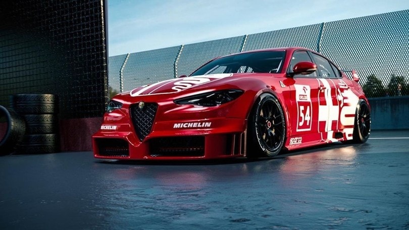 Alfa Romeo Giulia DTM Rendering: gli scatti