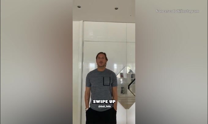 Totti ricorda: "Continua raccolta fondi per l'Ospedale Spallanzani"