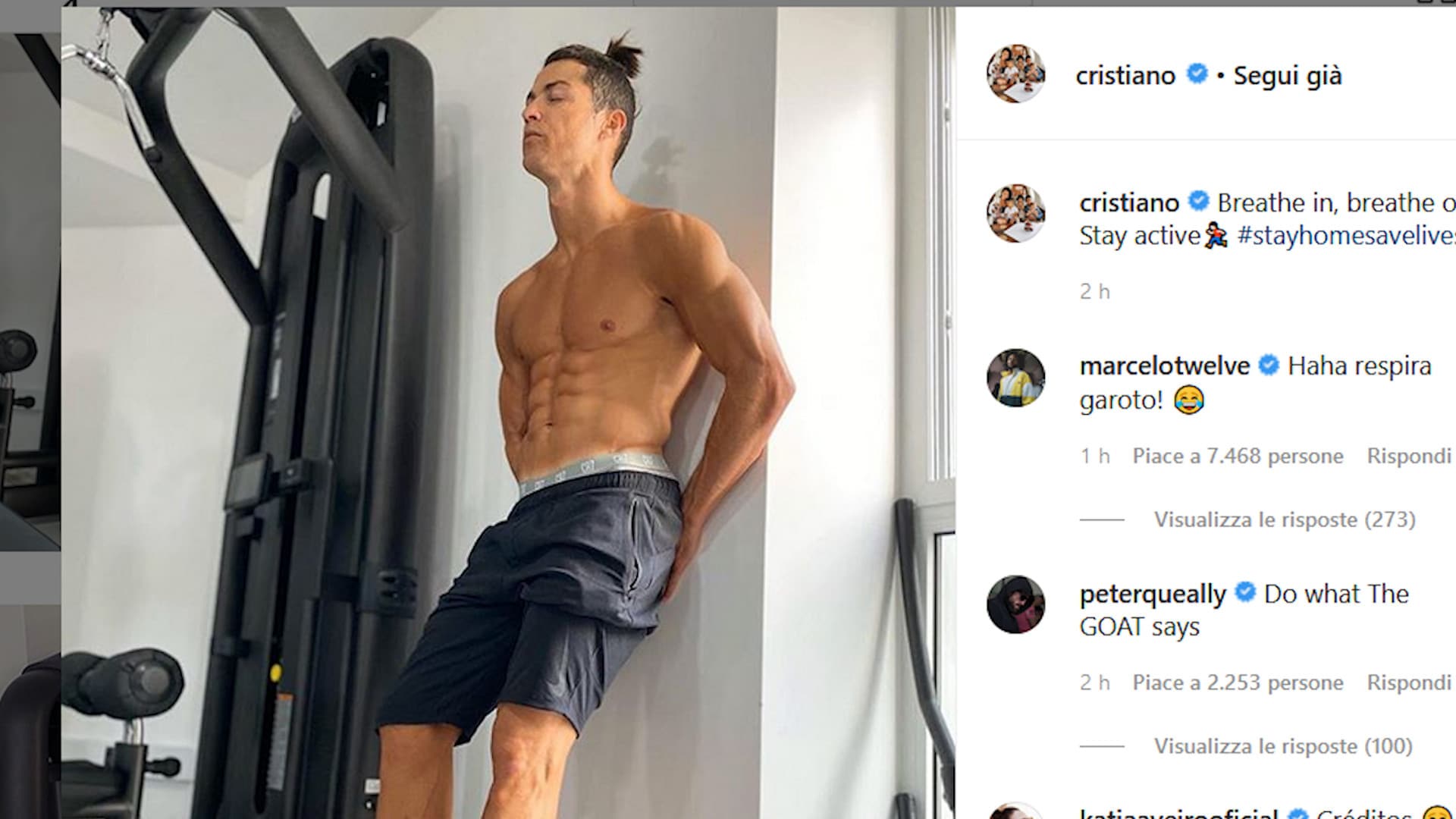 Juve, Ronaldo non si ferma mai