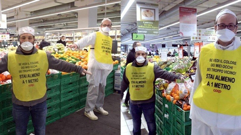Milano, è guerra al Coronavirus anche nei supermercati: "State a un metro"