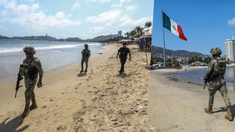 Coronavirus, Messico: l'esercito controlla le spiagge
