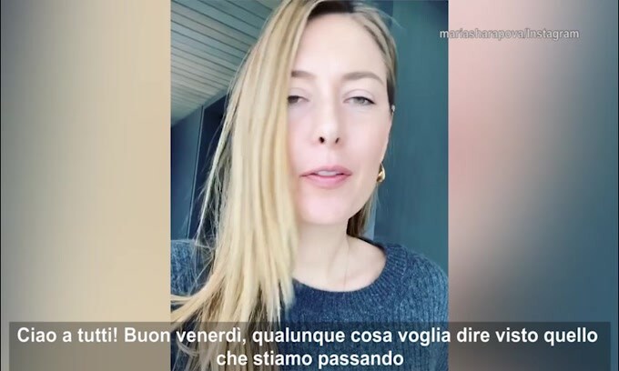 La Sharapova pubblica il suo numero sui social: "Scrivetemi"
