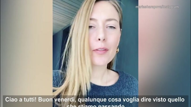 La Sharapova pubblica il suo numero sui social: "Scrivetemi"