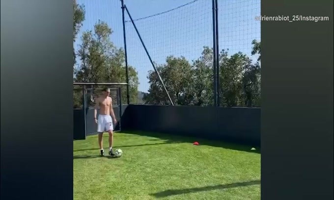 Juve, ecco Rabiot in Costa Azzurra: prosegue l'allenamento