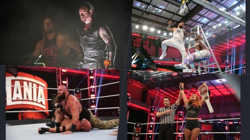 WrestleMania 36 (Part 1), Undertaker trionfa nel Boneyard match