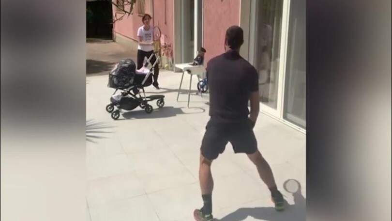 Fognini vs Pennetta, stavolta la rete è un passeggino