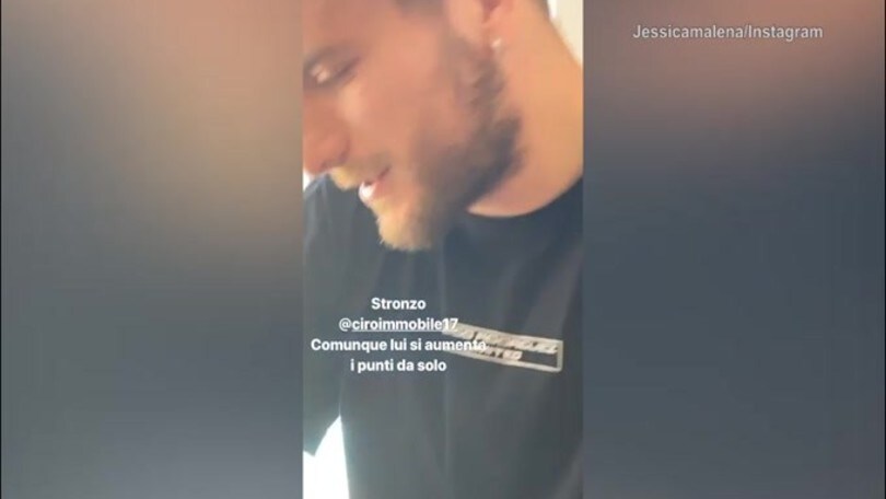 Partita di Burraco, Jessica a Ciro Immobile: “Sei un imbroglione"