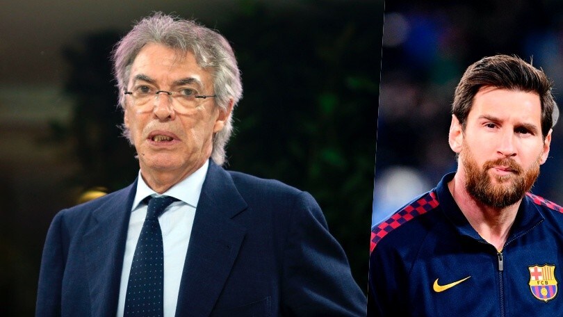 Moratti fa retromarcia: "Messi all'Inter? È il mio sogno da tifoso"