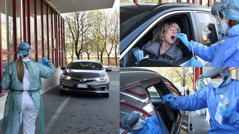 Coronavirus, a Torino al via i tamponi "pit stop"