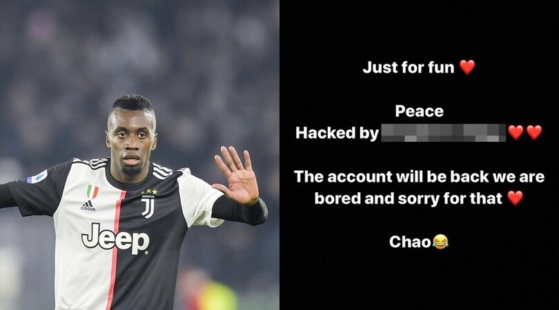 Juve, per Matuidi disavventura social: hackerato il suo profilo Instagram