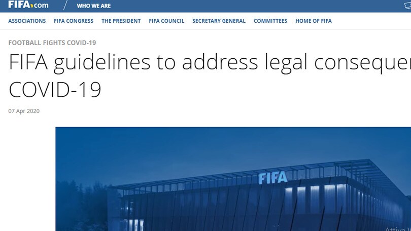 Coronavirus, la Fifa cambia: rivoluzione contratti e mercato