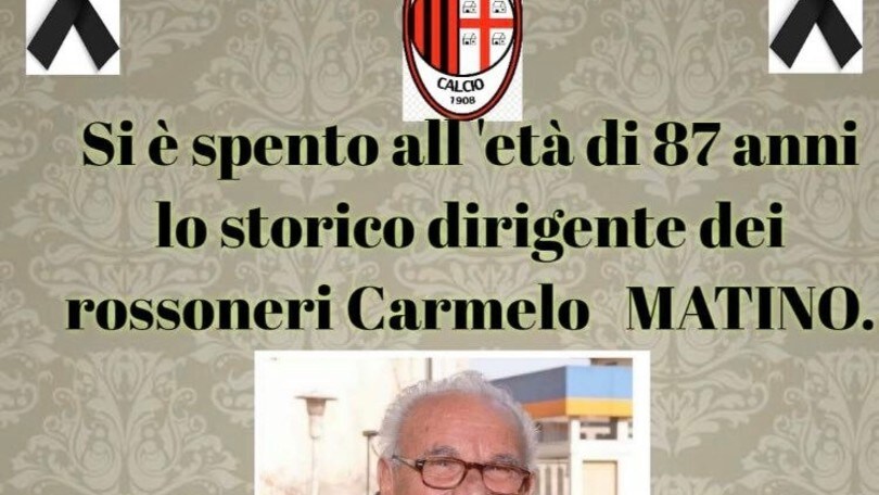 Caselle in lutto per la scomparsa di Carmelo Matino