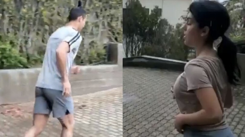 Juve, Cristiano Ronaldo al lavoro con Georgina