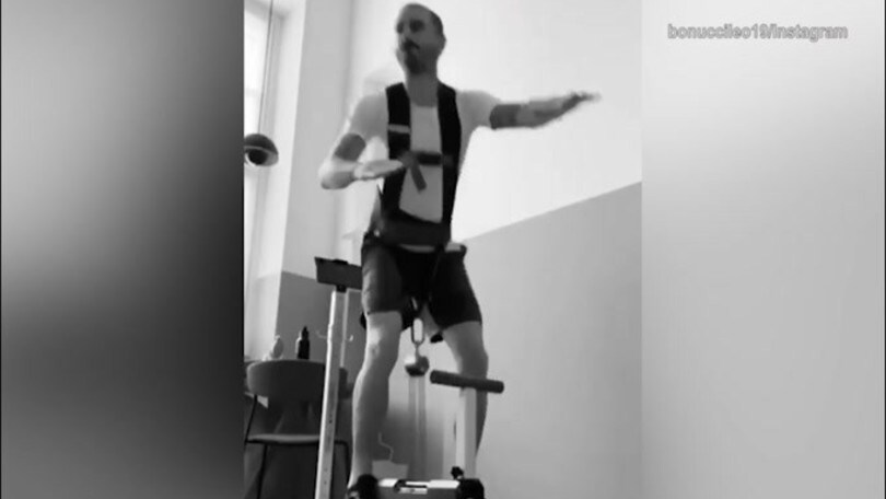 Juventus, altro duro allenamento per Bonucci