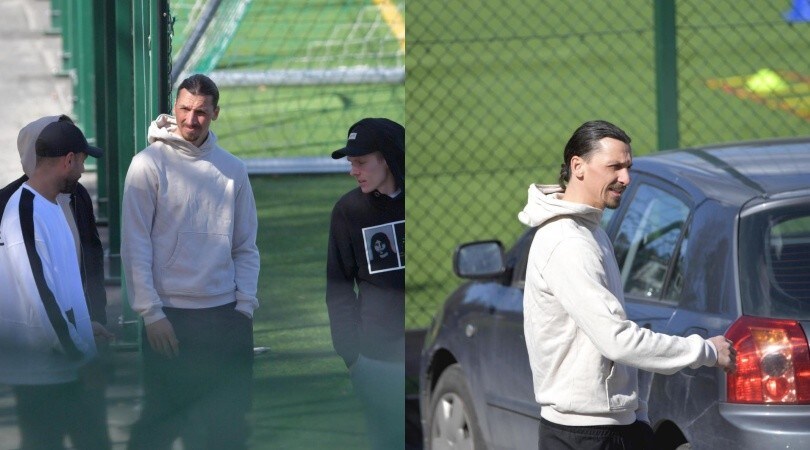 Ibrahimovic si allena con l'Hammarby in attesa del Milan