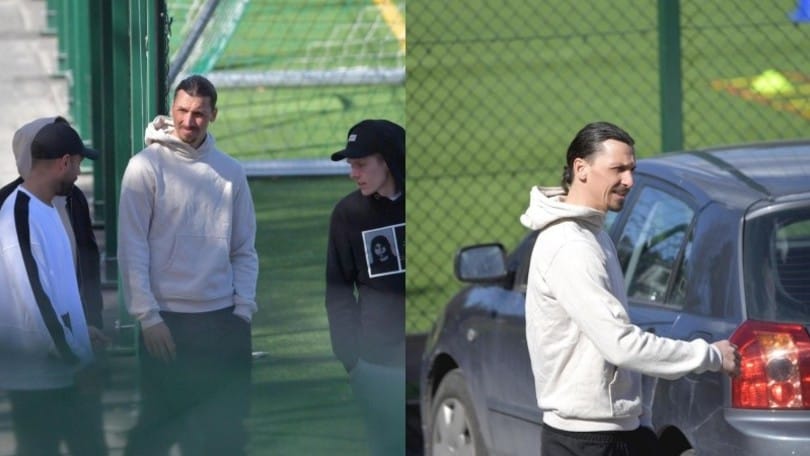 Ibrahimovic si allena con l'Hammarby in attesa del Milan