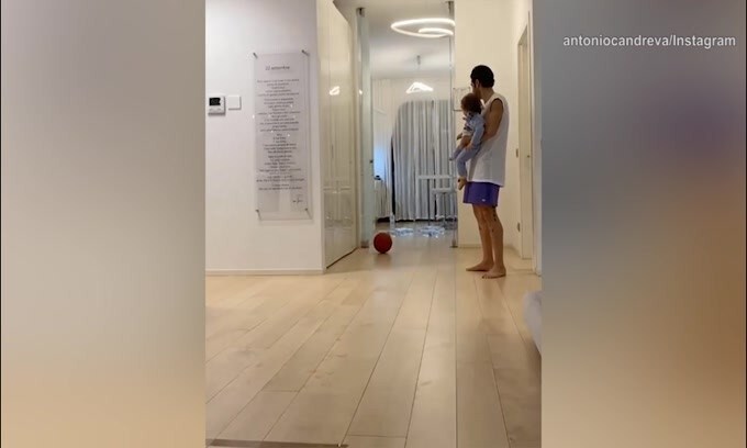Inter, bowling fatto in casa per Candreva e Allegra
