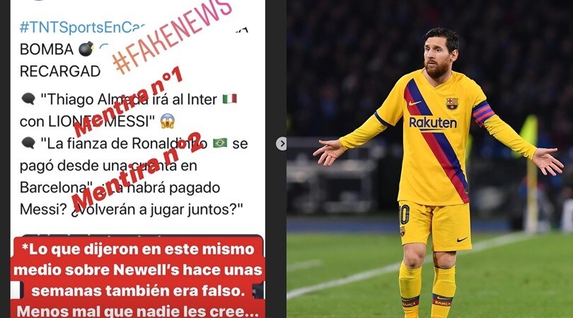 Messi: "L'Inter? Sono solo fake news"