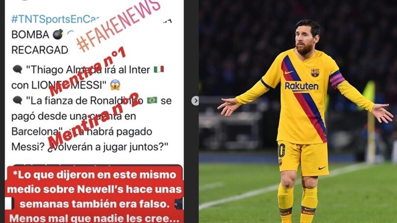 Messi: "L'Inter? Sono solo fake news"